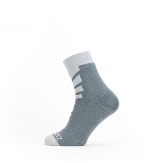 Sealskinz Waterproof Warm Weather Ankle Length Sock grey