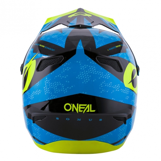 Oneal Sonus Helmet Deft blue/ neon yellow XL