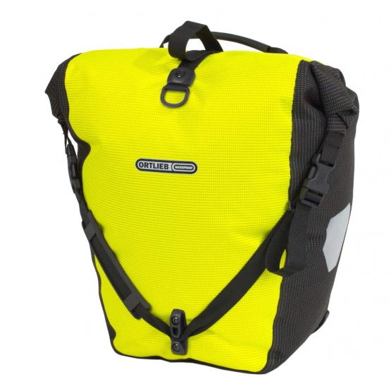 Ortlieb Back-Roller High Visibility neon yellow black reflective