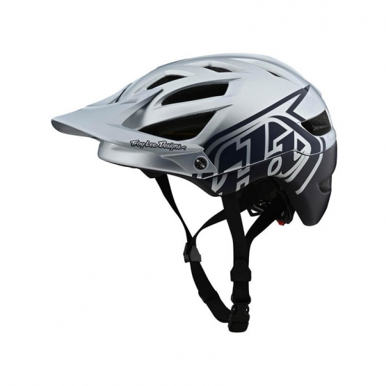 Troy Lee Designs A1 Helmet Mips Classic Silver Navy