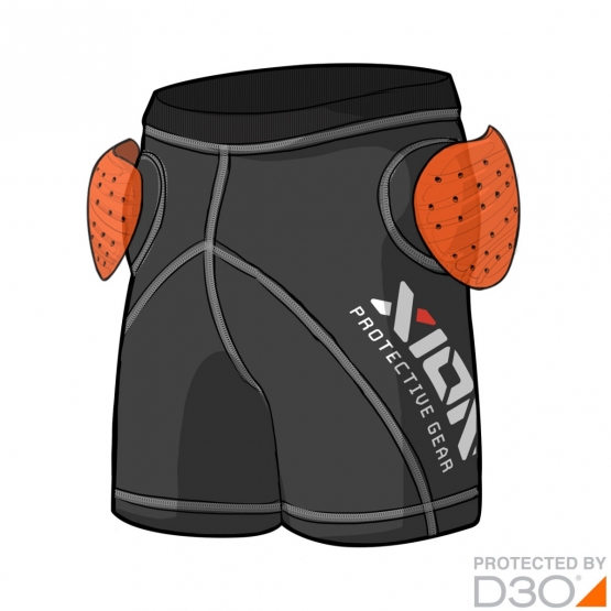 Xion Shorts Freeride D30 Men Protektor S