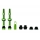 Muc Off Tubeless Valve Kit green 44mm