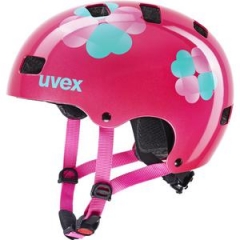 Uvex Kid 3 Helmet pink flower