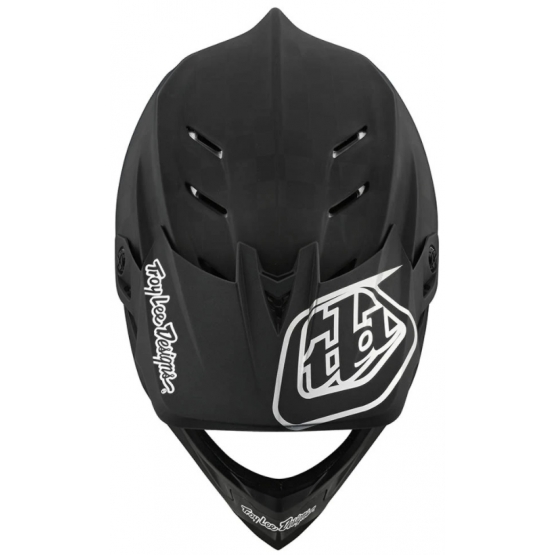 Troy Lee Designs D4 Carbon Helm Stealth  black silver