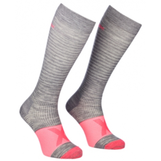 Ortovox Tour Compression Long Socks W grey blend