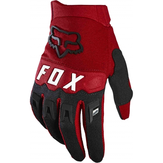Fox Youth Dirtpaw Glove flo red YL