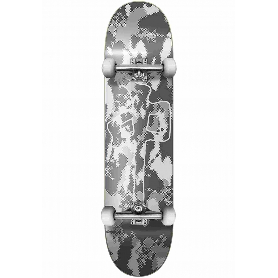 Red-Dragon Skateboards-Complete Snow Camo 7.5 grey camouflage