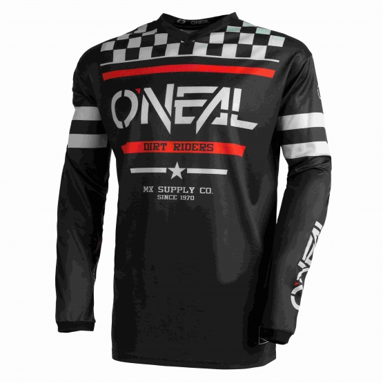 Oneal Element Jersey Squadron V.22 black gray XL