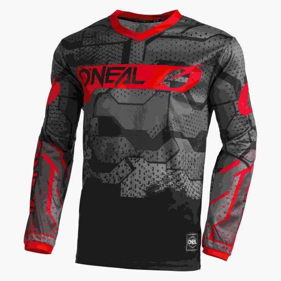 Oneal Element Jersey Camo V.22 black red
