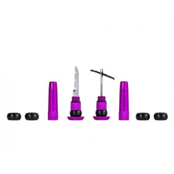 Muc Off Stealth Tubeless Puncture Plugs purple