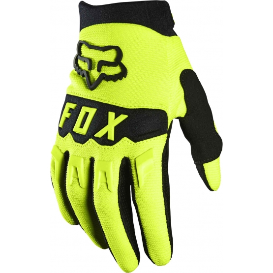 Fox Youth Dirtpaw Glove flo yellow YM