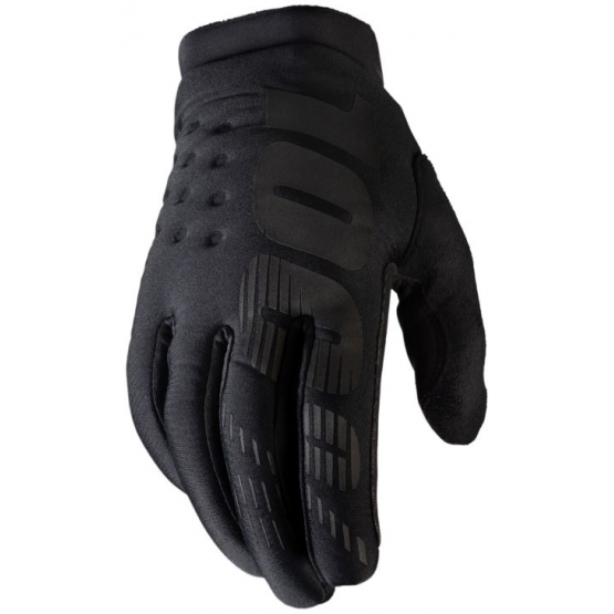 100% Brisker Cold Weather Glove black S