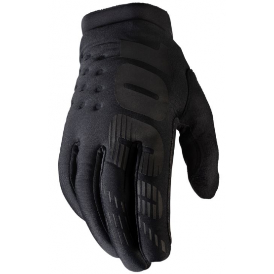 100% Brisker Youth Cold Weather Glove black S