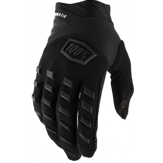 100% Airmatic Gloves black charcoal