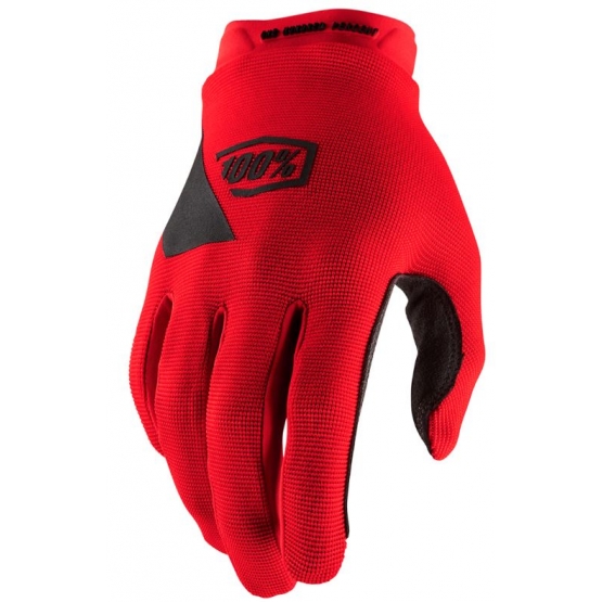 100% Ridecamp Gloves red M