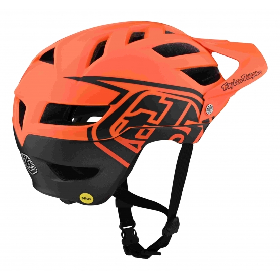 Troy Lee Designs A1 Helm Drone fire red