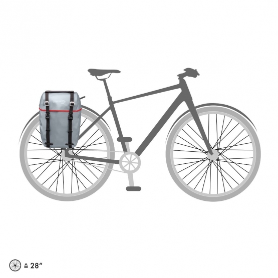 Ortlieb Bike-Packer Original 20 Liter alu grey