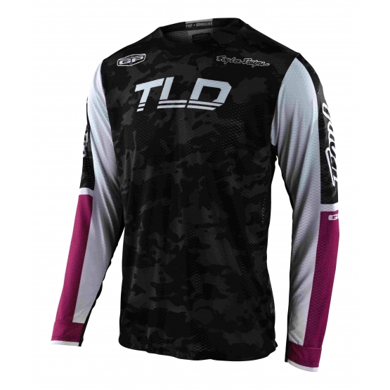 Troy Lee Designs GP Air Jersey Veloce camo black glo green