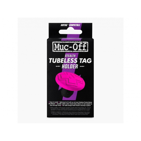 Muc Off Tubeless Tag Holder black/pink