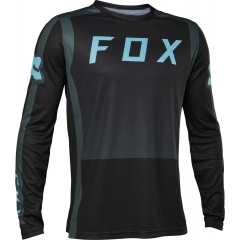 Fox Youth Defend LS Race Jersey emerald