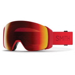 Smith 4D MAG Goggle CP photochromic Sun Red Mirror Lens lava