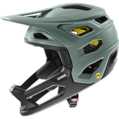 Uvex revolt MIPS Helmet moss green-black matt