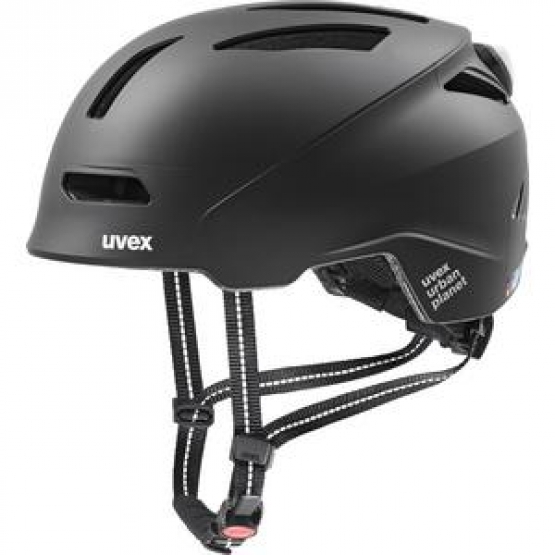 Uvex urban planet LED Helmet black matt 58-61 cm
