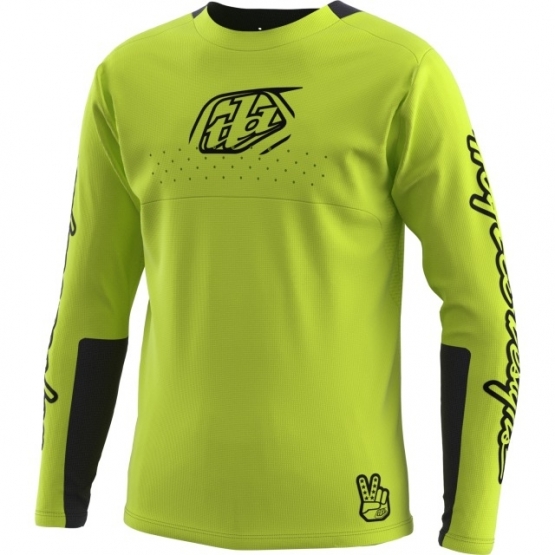 Troy Lee Designs Youth Sprint Jersey Icon flo yellow