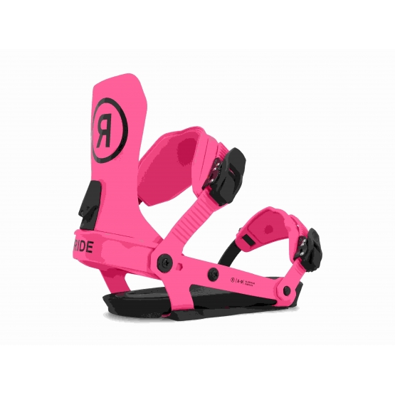 Ride A-9 Snowboardbindung pink