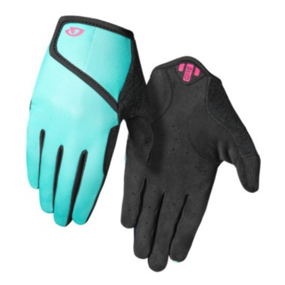 Giro DND Junior II Gloves screaming teal neon pink XS
