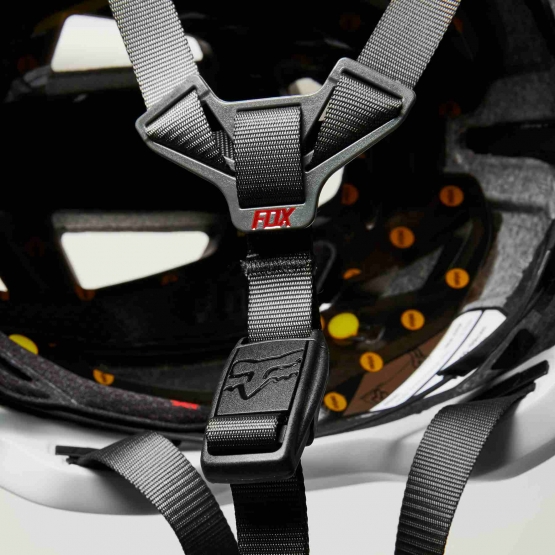 Fox Speedframe Pro Blocked Helmet wei schwarz