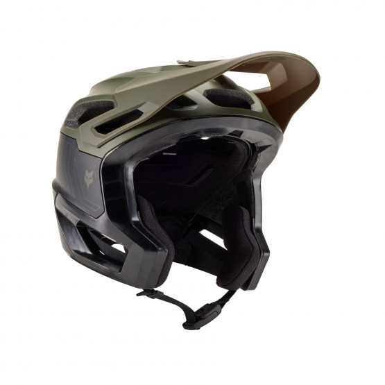 Fox Dropframe Runn CE Helmet olive green L