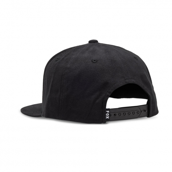 Fox Fox Head Snapback Hat black charcoal