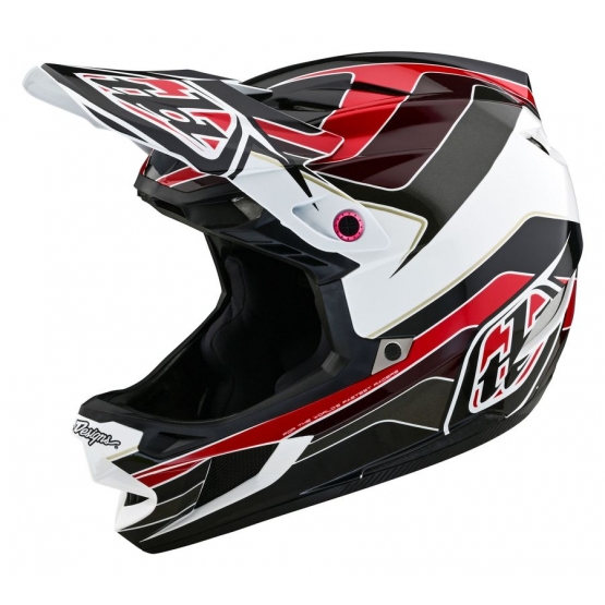 Troy Lee Designs D4 Polyacrylite MIPS Helm Block charcoal red