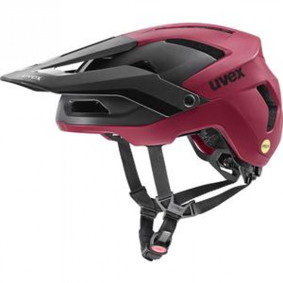 Uvex renegade MIPS Helmet ruby red black matt 57-61cm