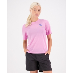 Mons Royal Women Icon Relaxed Tee Shirt pop pink