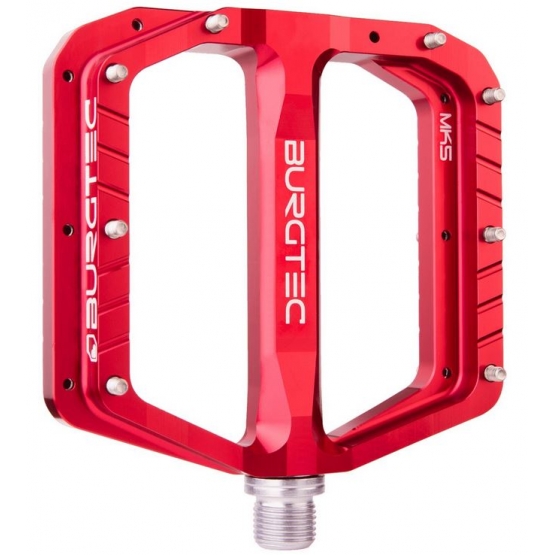 Burgtec Penthouse Flat MK5 Pedals race red