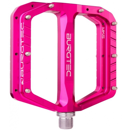 Burgtec Penthouse Flat MK5 Pedals toxic barbie pink