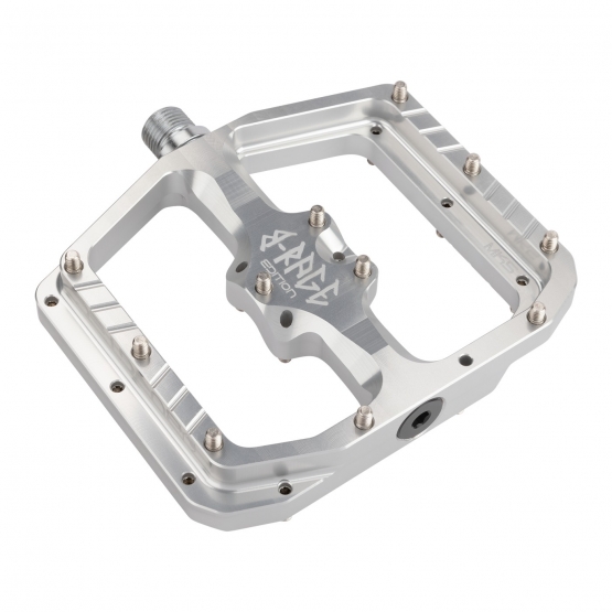 Burgtec Penthouse Flat MK5 B-Rage Edition Pedals rhodium silver