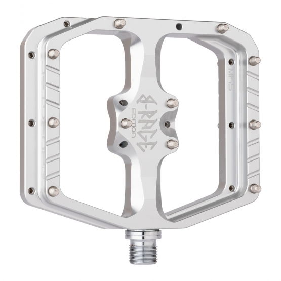 Burgtec Penthouse Flat MK5 B-Rage Edition Pedals rhodium silver