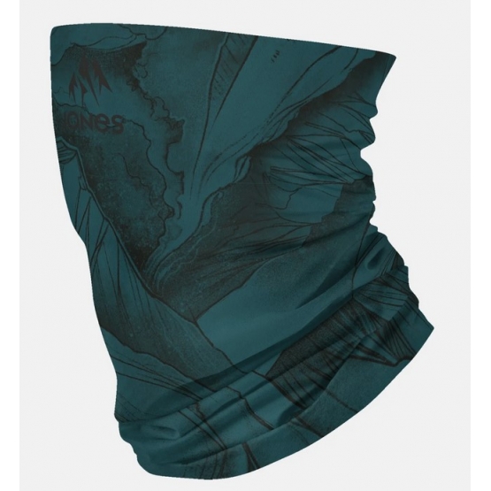Jones MTN Twin Recycled Fleece Neckwarmer pacific teal