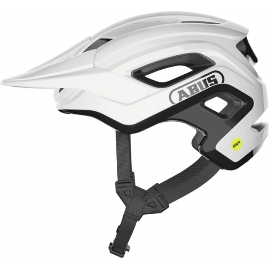 Abus Cliffhanger MIPS Helm shiny white