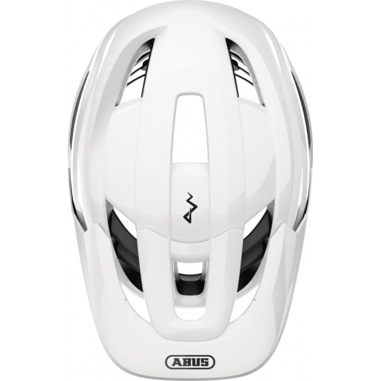 Abus Cliffhanger MIPS Helm shiny white