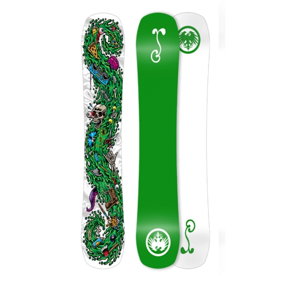 Never Summer Llama JIMBO PHILLIPS X GRASSROOTS LTD Snowboard white