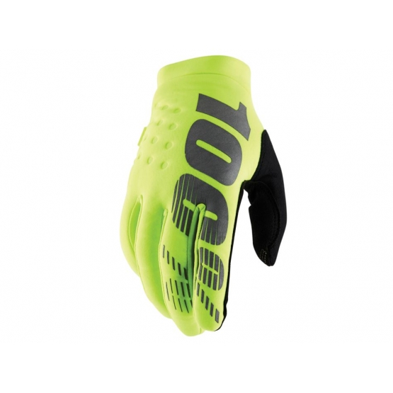 100% Brisker Cold Weather Glove yellow/black