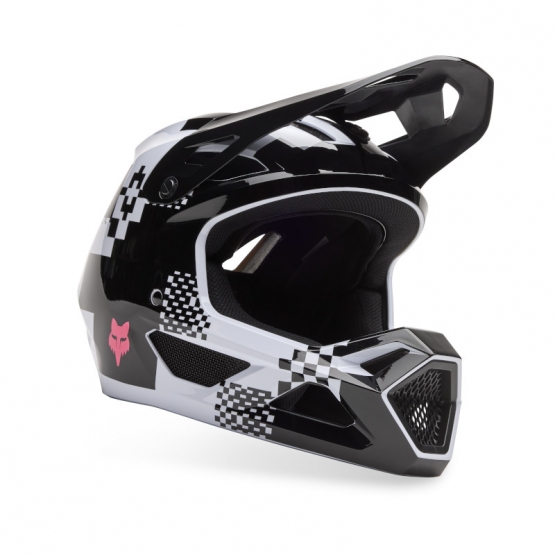 Fox Youth Rampage Digi Image Helmet black white