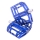 NC-17 Sudpin II Pro CNC-Plattform Pedal, Kugellager blau