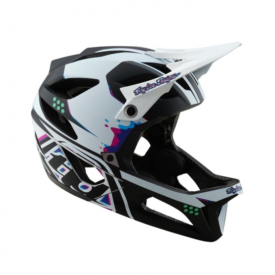 Troy Lee Designs Stage MIPS Helm, Trooper white