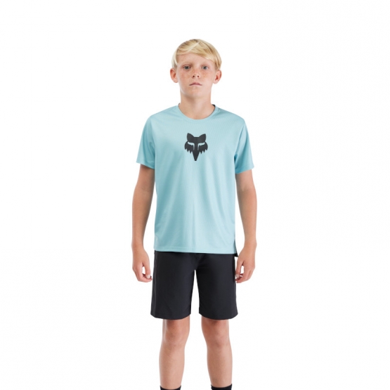 Fox Youth Ranger SS Jersey Fox Head vintage wash blue