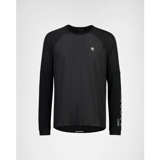 Mons Royal Tarn Merino Bike Wind Jersey black